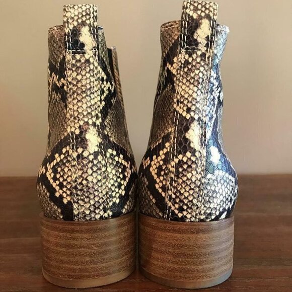! Madewell $198 The Carina Boot Snakeskin AE357 - Picture 5 of 5
